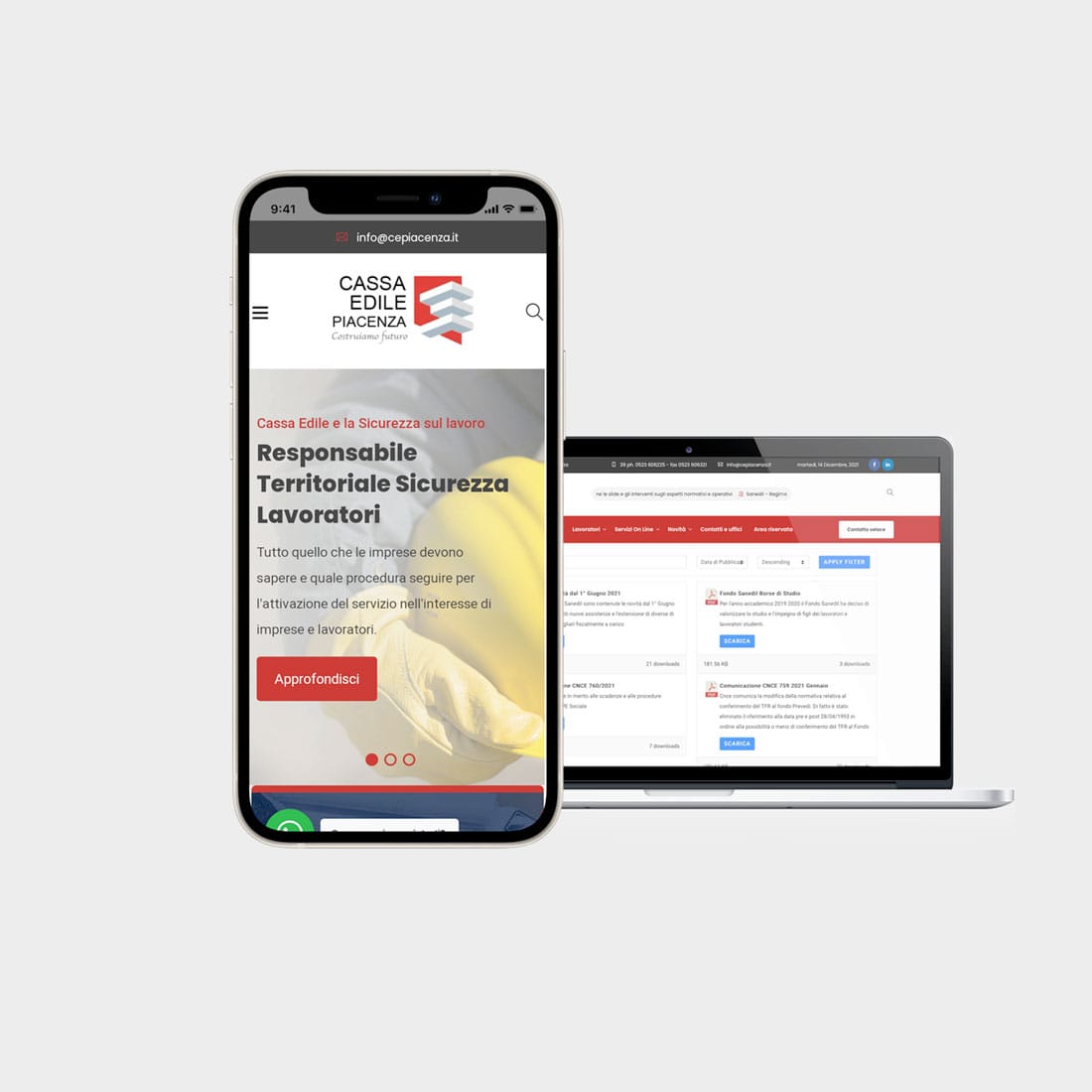 piattaforma gestione documentale responsive