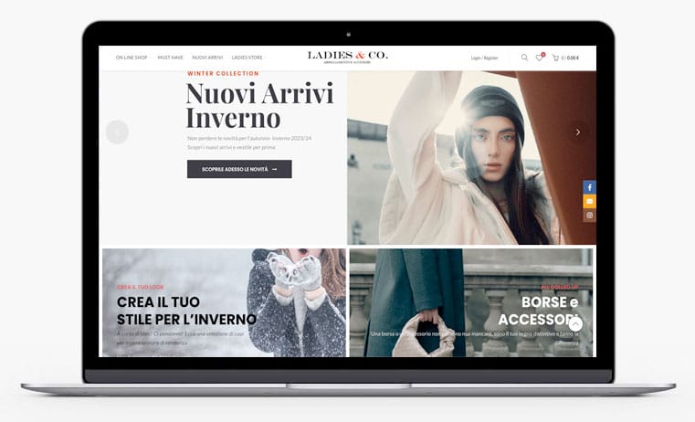 E-commerce abbigliamento con integrazione gestionale