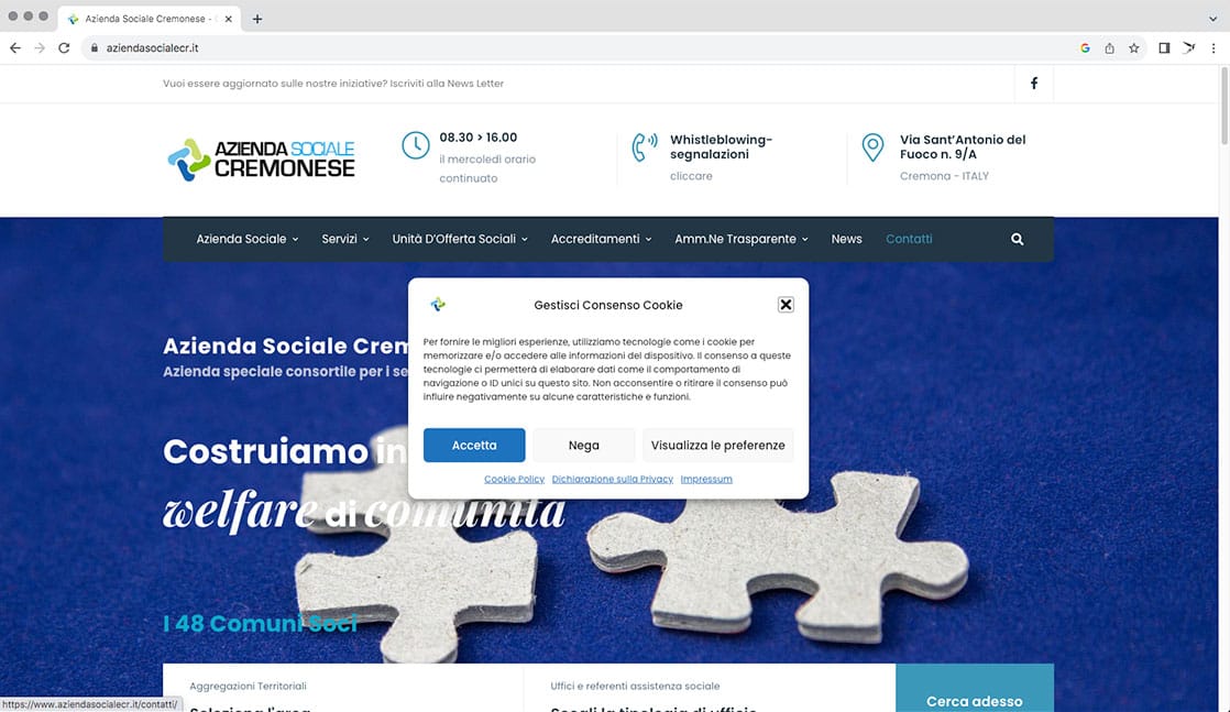piattaforma servizi sociali