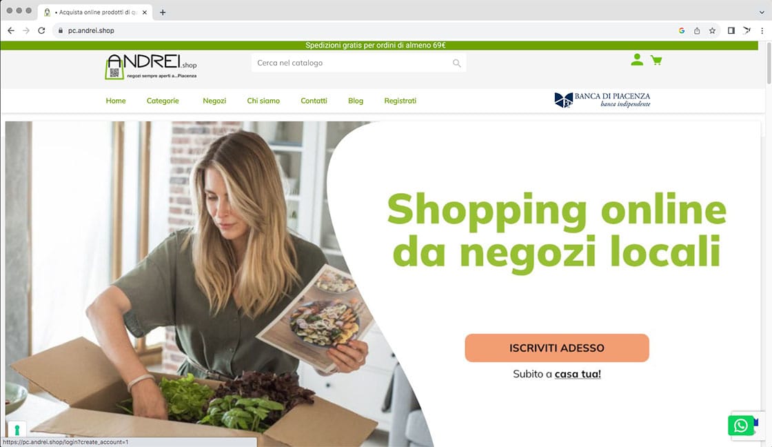marketplace commercio locale